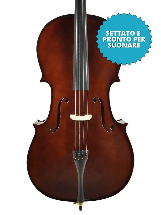 Leonardo LC-2044-SP Set violoncello 4/4 settato e pronto per suonare
