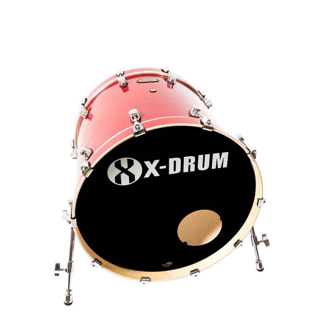X-Drum PM2-BD2018-RD Cassa 20x18, rossa